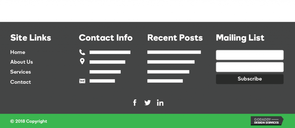 FooterOption 4 - blog