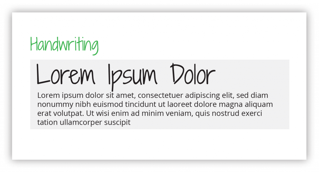 handwriting