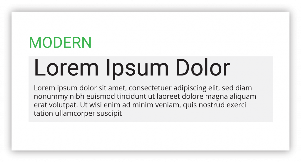 modern